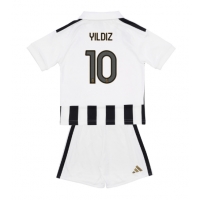 Camisa de Futebol Juventus Kenan Yildiz #10 Equipamento Principal Infantil 2026-27 Manga Curta (+ Calças curtas)